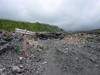 Grand Brl - Route des laves - Effondrement coule 2007