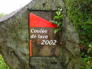 Grand Brl - Route des laves - Coule 2002