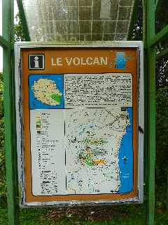 Grand Brl - Route des laves - Panneaux Volcan
