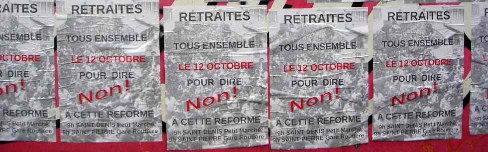 12 octobre 2010 - St-Pierre Mobilisation pour la dfense des retraites