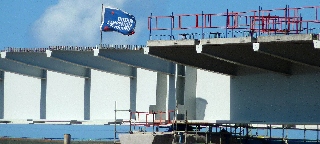 Pose des dalles - Pont sur la riv. St-Etienne