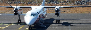 Dash 8 au parking  Pierrefonds