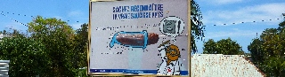 Ligna Paradis - Pub Porcidou Vraie saucisse pays gouzouifie par l'artiste Jace