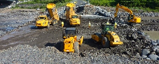 Reconstruction du radier de la rivire St-Etienne - fvrier 2013