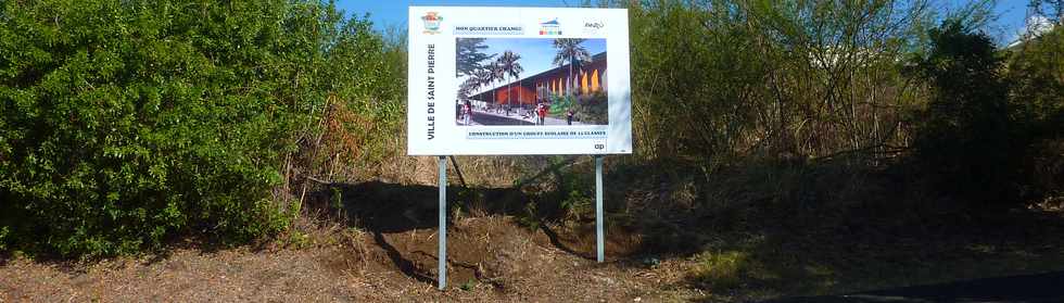 5 octobre 2014 - St-Pierre - Construction d'un nouveau groupe scolaire  Bois d'Olives