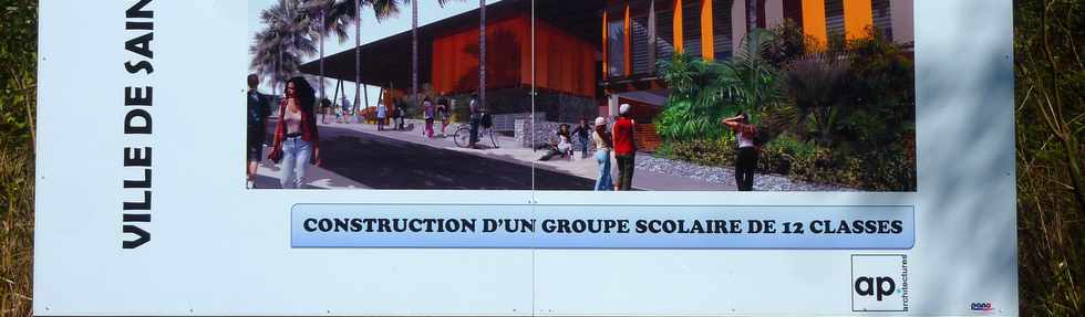 5 octobre 2014 - St-Pierre - Construction d'un nouveau groupe scolaire  Bois d'Olives