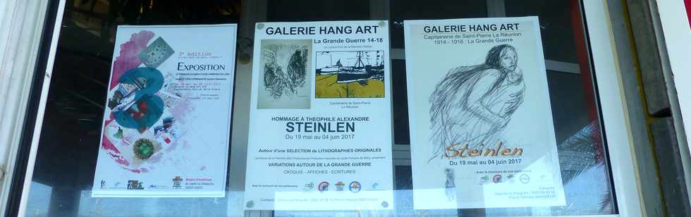 19 mai 2017 - St-Pierre - Galerie Hang'Art - Exposition Hommage  Steinlen du 19 mai au 4 juin 2017 - Variations autour de la Grande Guerre - Affiches