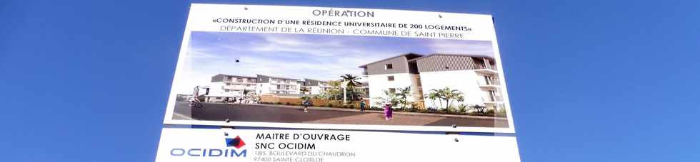 5 mai 2019 - St-Pierre - Terre Sainte - Chantier Rsidence universitaire OCIDIM