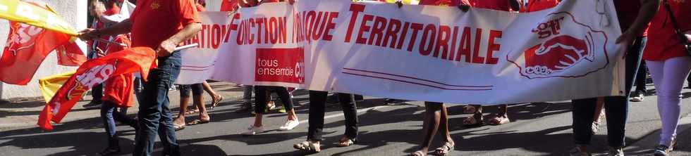 9 mai 2019 - St-Pierre - Manifestation des fonctionnaires contre le projet de de loi de rforme des services publics